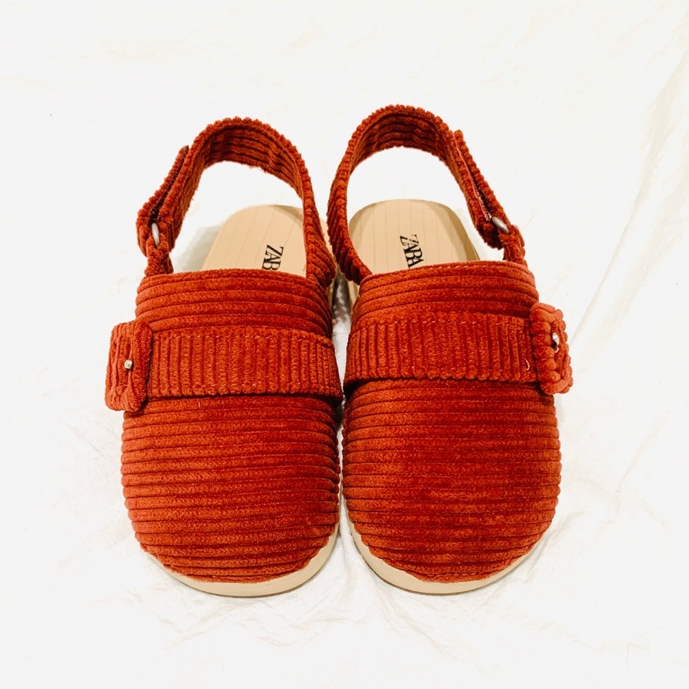 Zara Corduroy Clogs